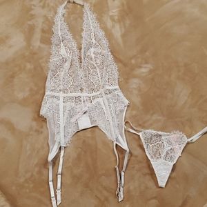 Brand New Victoria's Secret Halter Garter slip